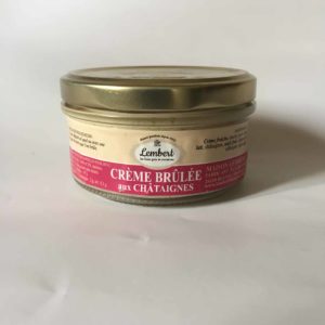 Crème brulée aux châtaignes du Périgord